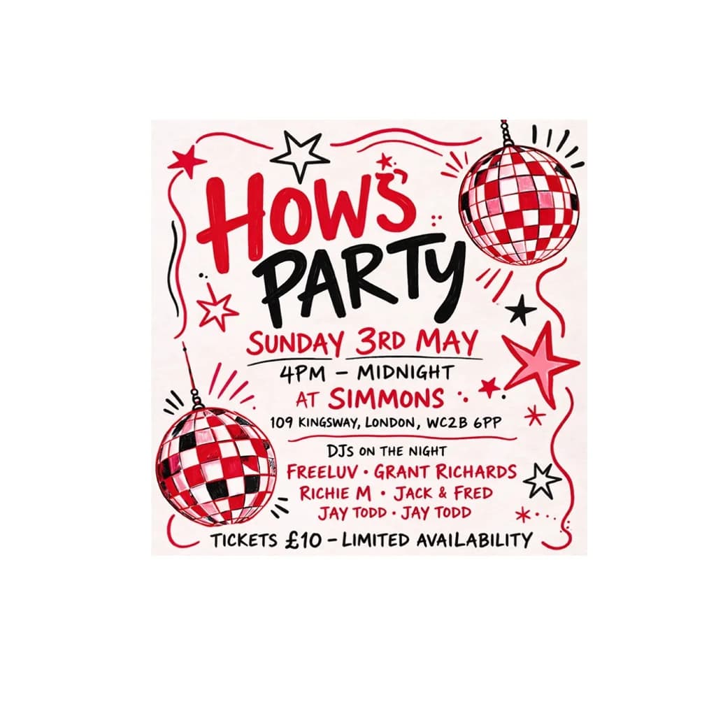 HOW'S  Party at Simmons Holborn
