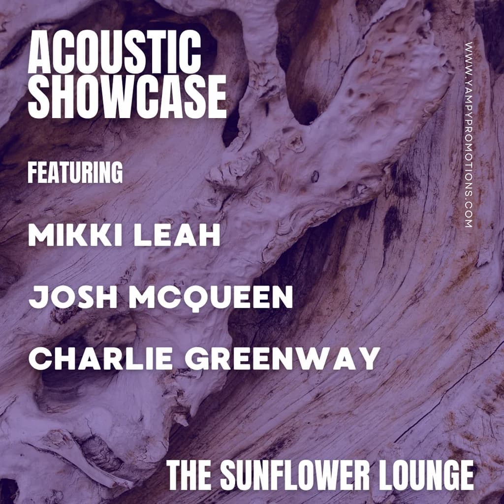 Acoustic Showcase at The Sunflower Lounge