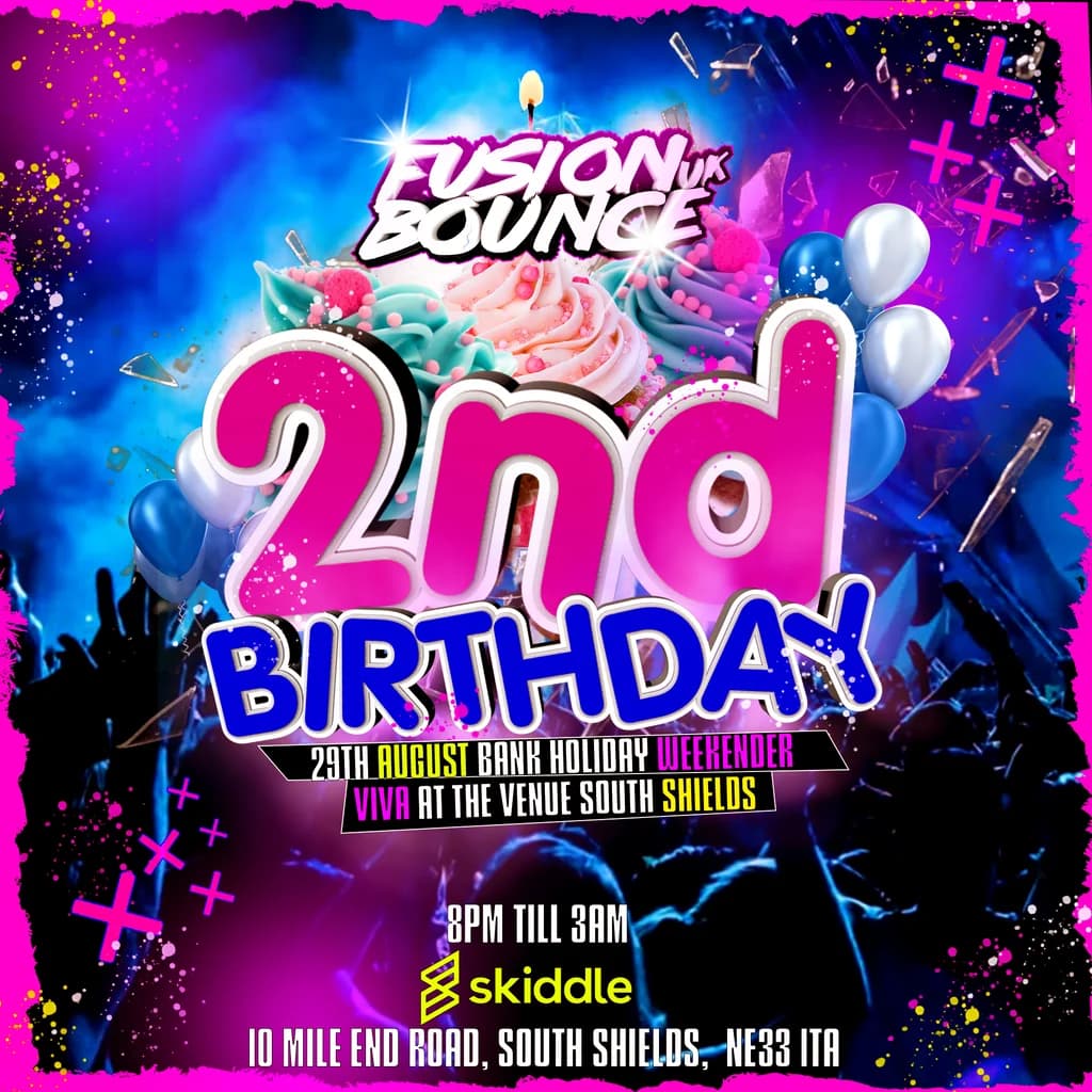FusionBounce UK 2nd Birthday at Viva At The Venue