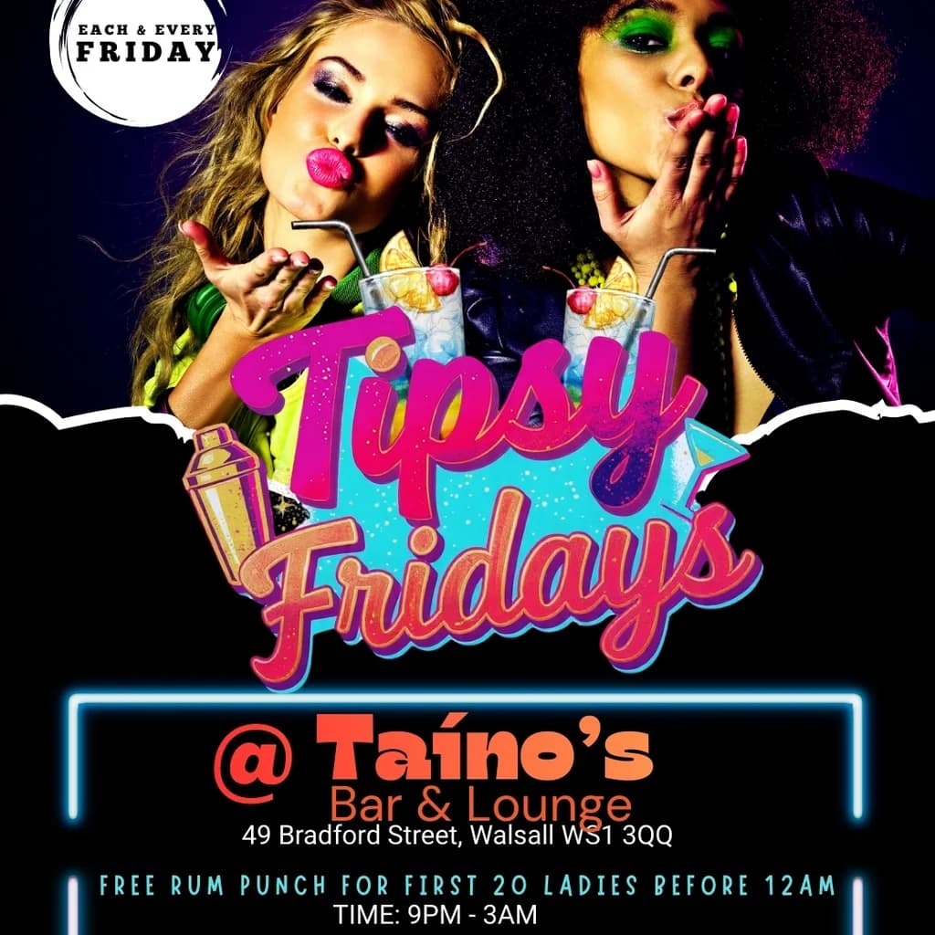 Tipsy Fridays at Taino's Bar And Lounge