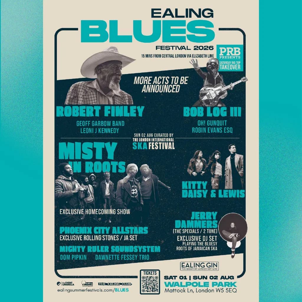 Ealing Blues Festival 2026 at Walpole Park