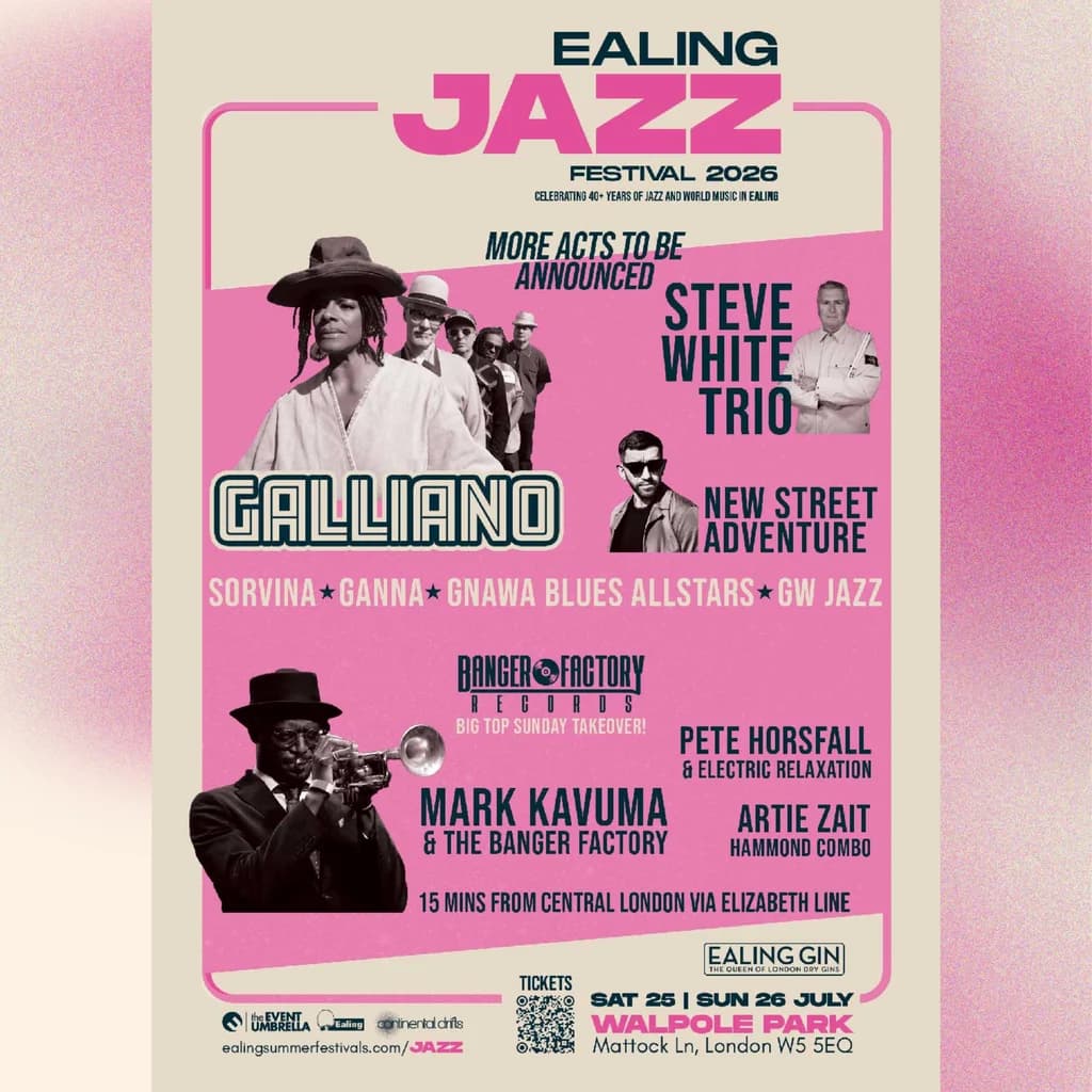 Ealing Jazz Festival 2026