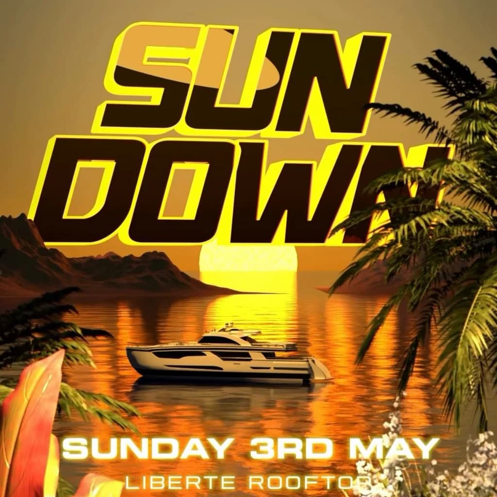 Sundown On Liberte Rooftop at Liberte Sky Garden