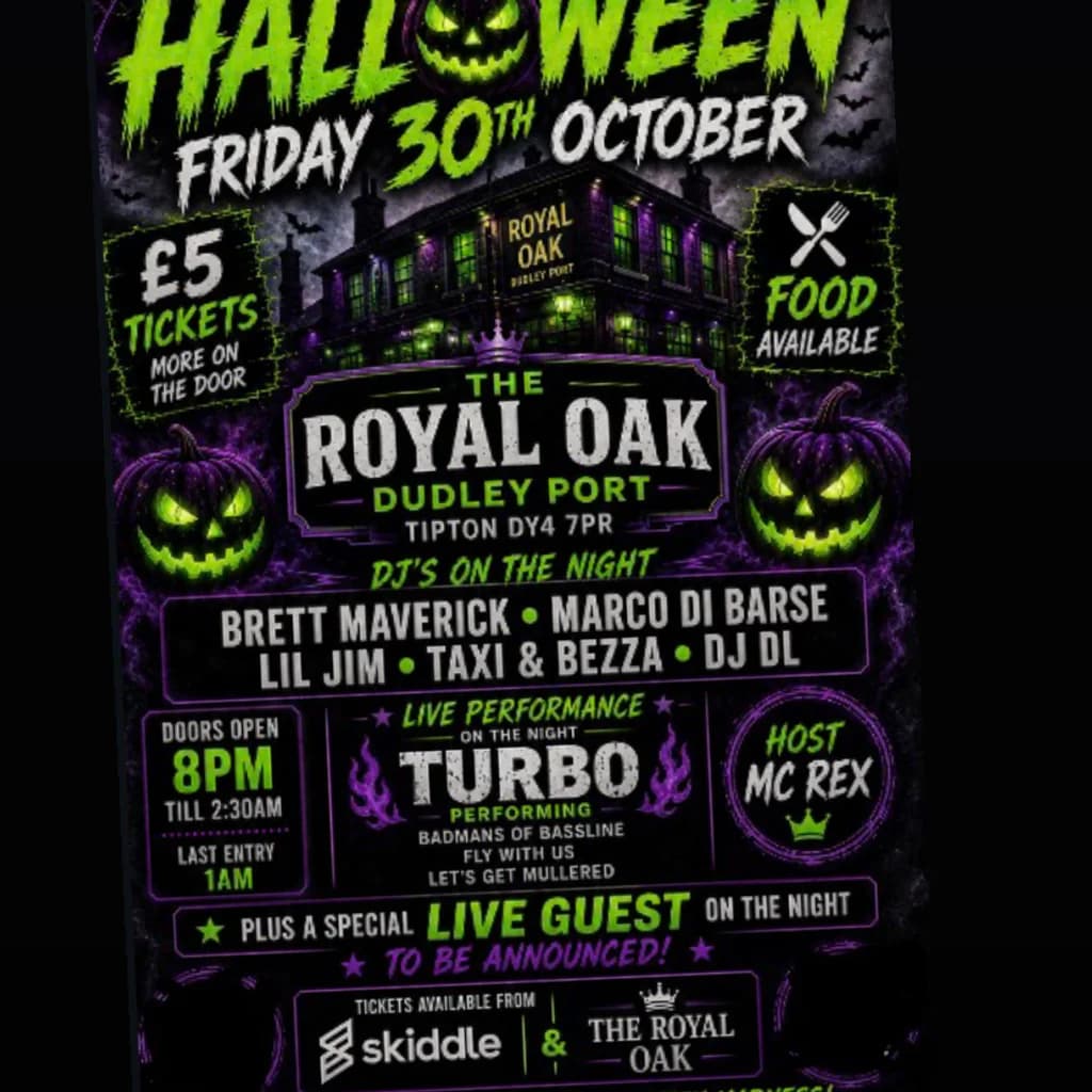 Halloween party at Royal Oak
