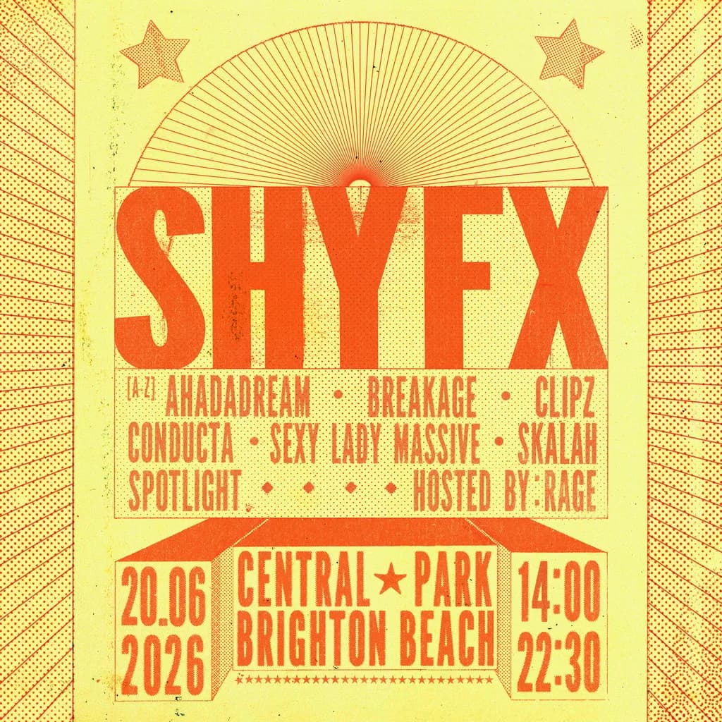 Shy FX at Central Park Brighton Seafront