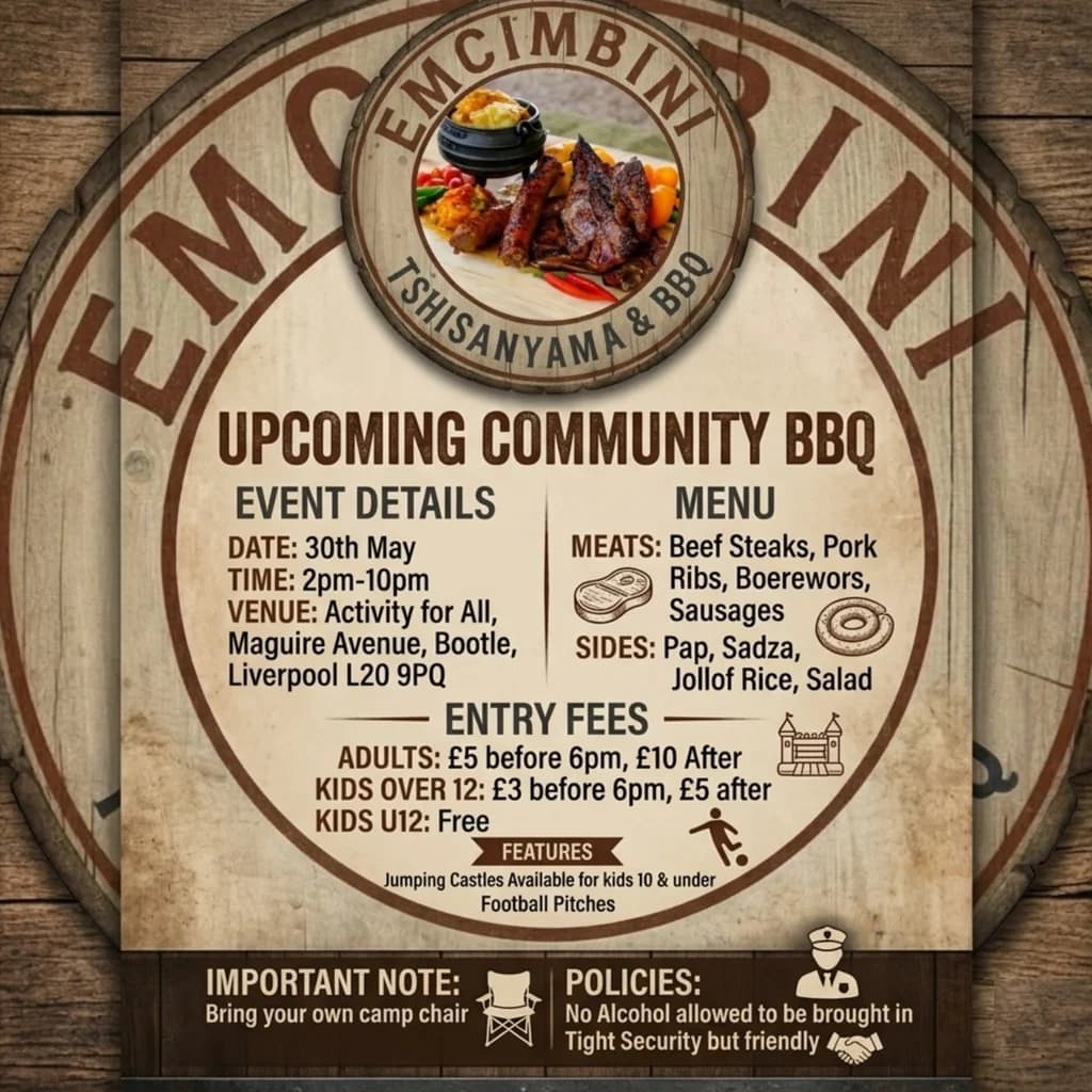 Emcimbini Tshisanyama &Bbq at Activity For All