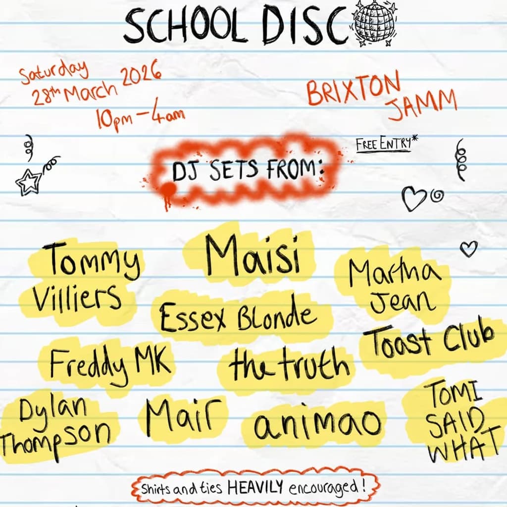 The Cxnty School Disco at Brixton Jamm