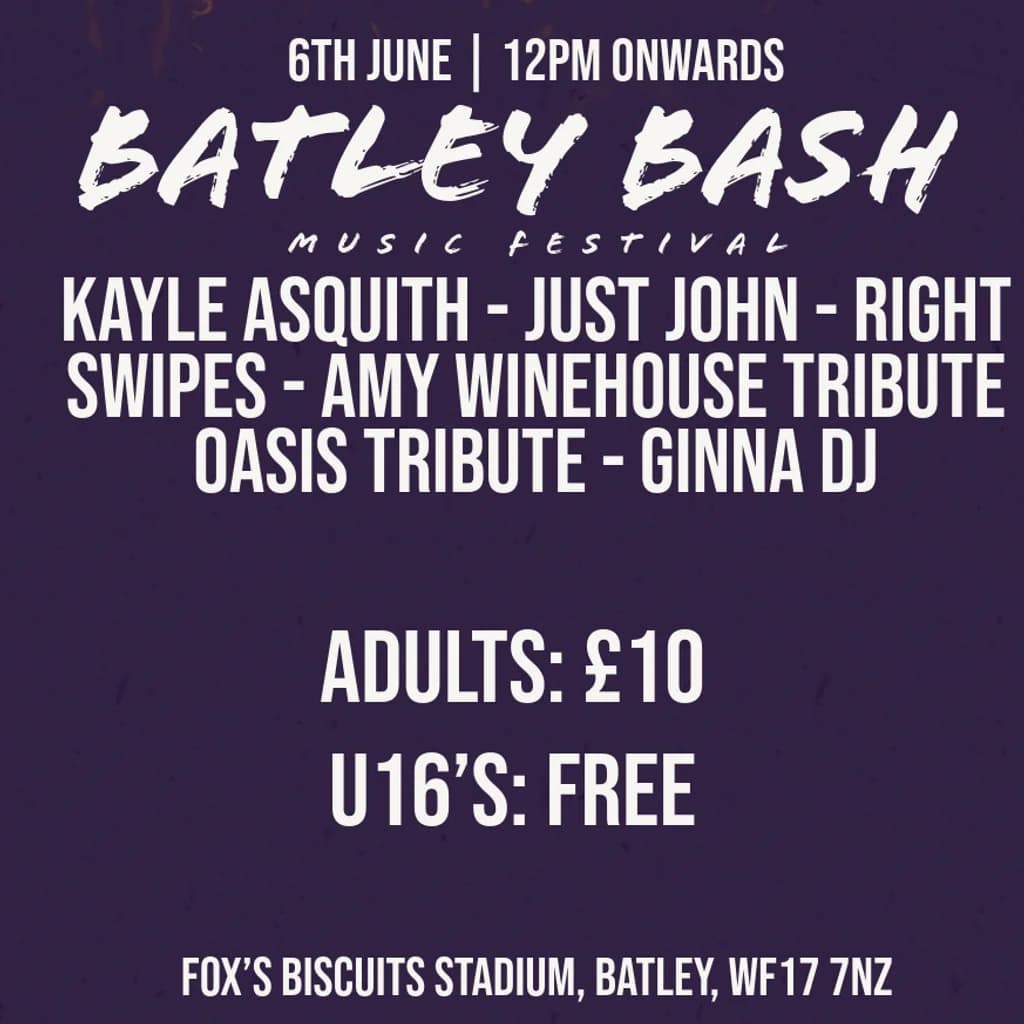 Batley Bash at Batley Bulldogs RLFC 