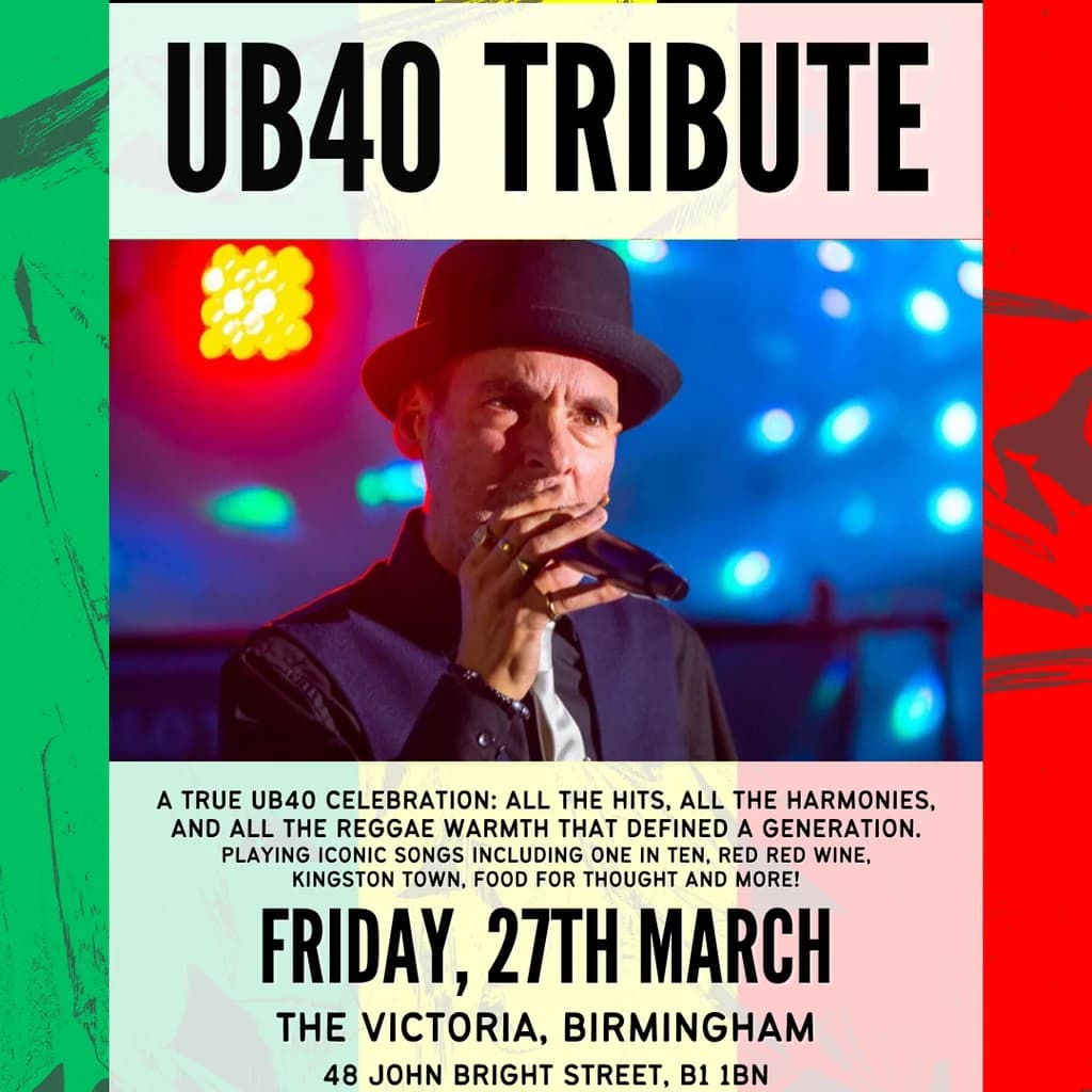 UB40 (Tribute) at The Victoria