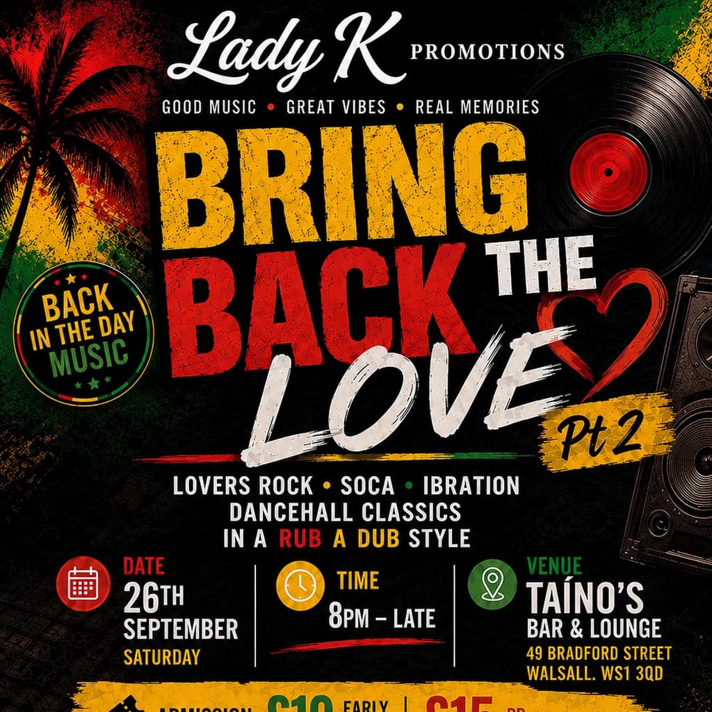 Bring back the love (PT 2) at Taino's Bar And Lounge