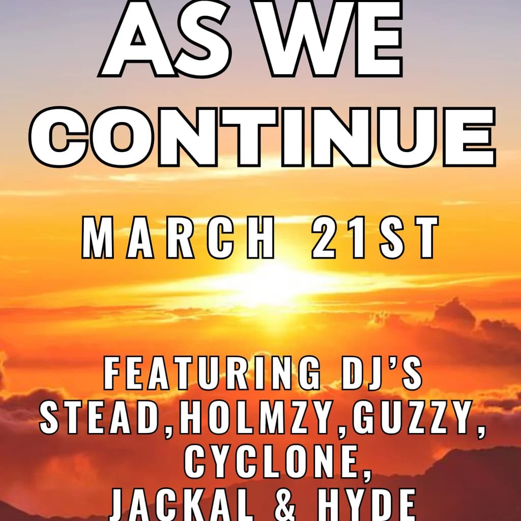 As We Continue at Bar 105 Cathays