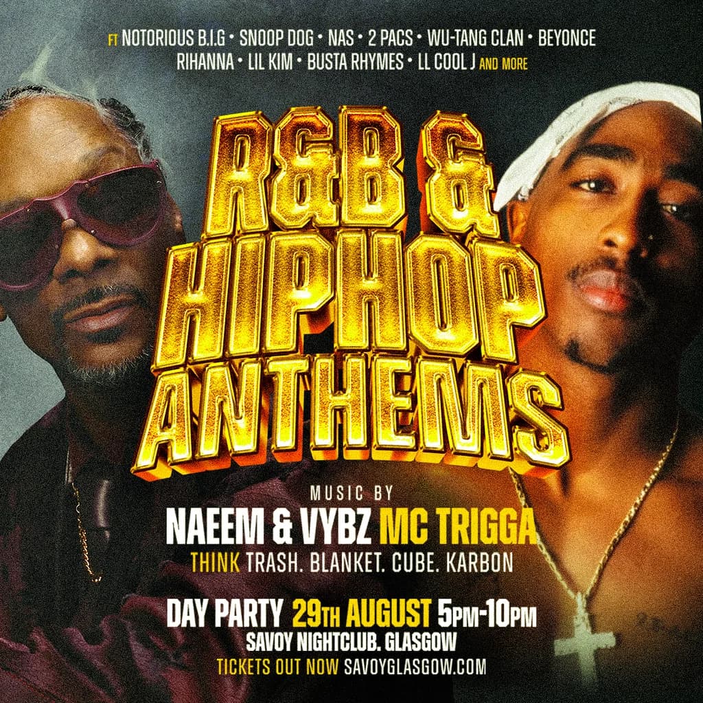 Hip-Hop & R&B throwback party at Savoy Nightlcub