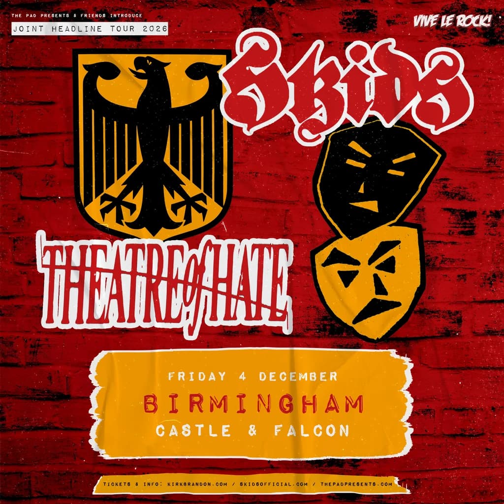 Skids / Theatre of Hate - Co Headline Tour at The Castle And Falcon