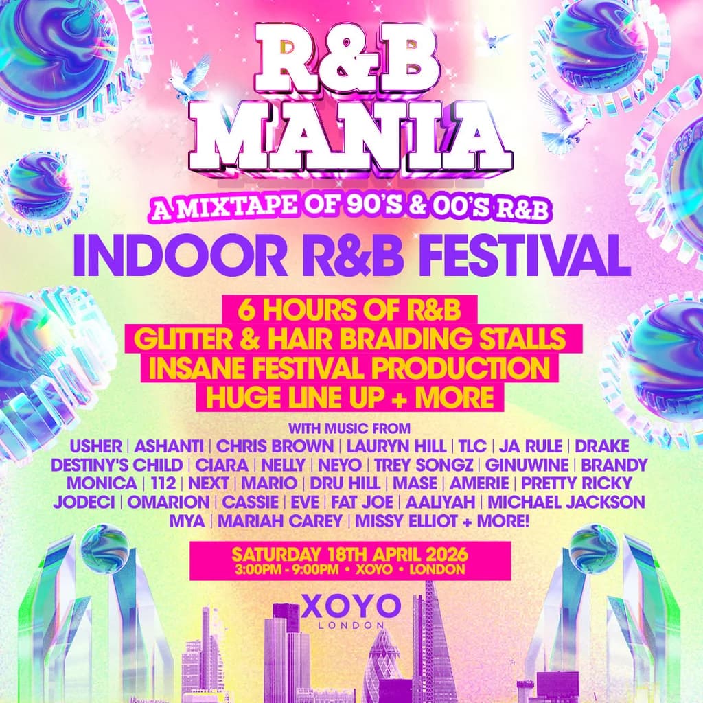 RNB MANIA | London's R&B Festival at Xoyo London