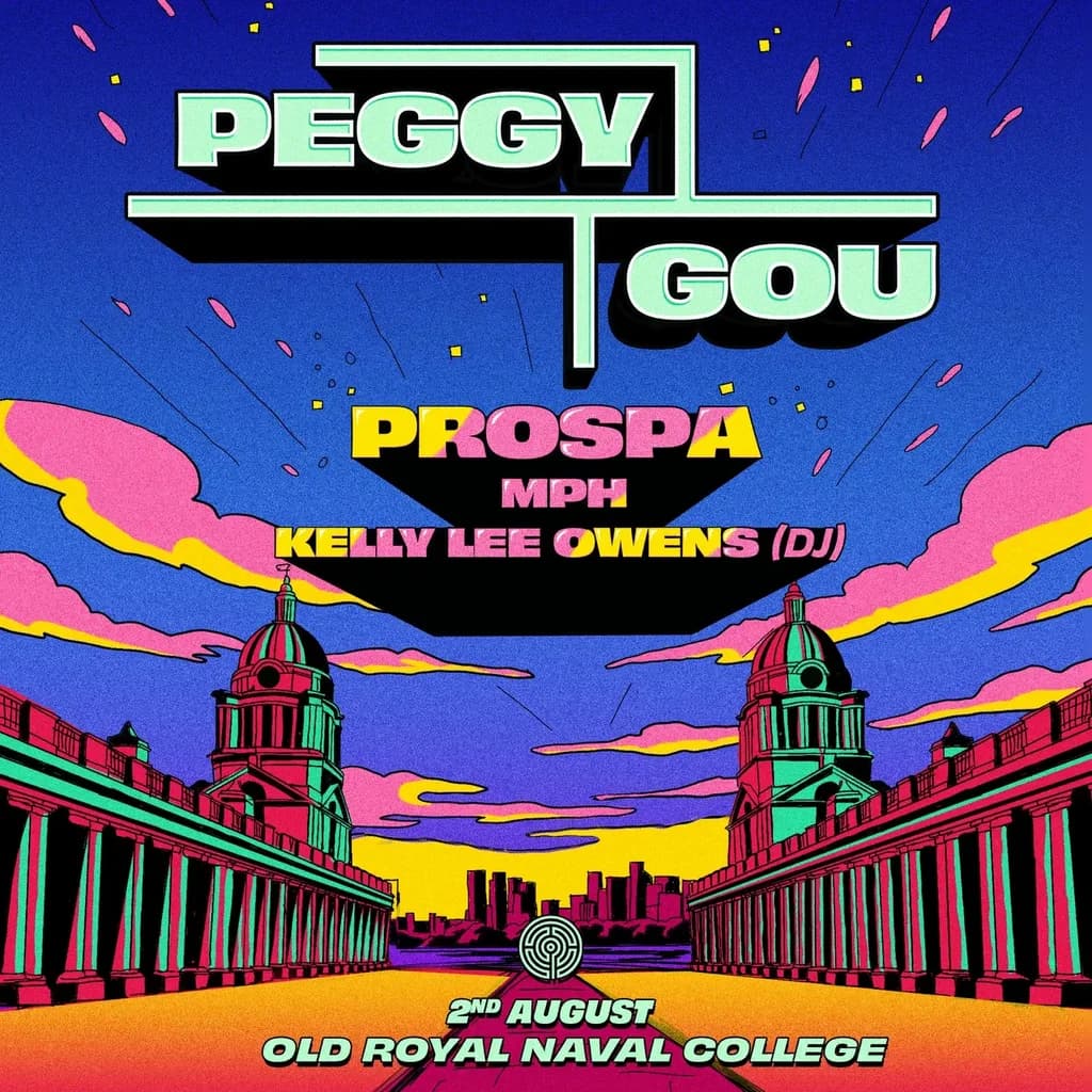 Peggy Gou on the Thames at Old Royal Naval College Greenwich