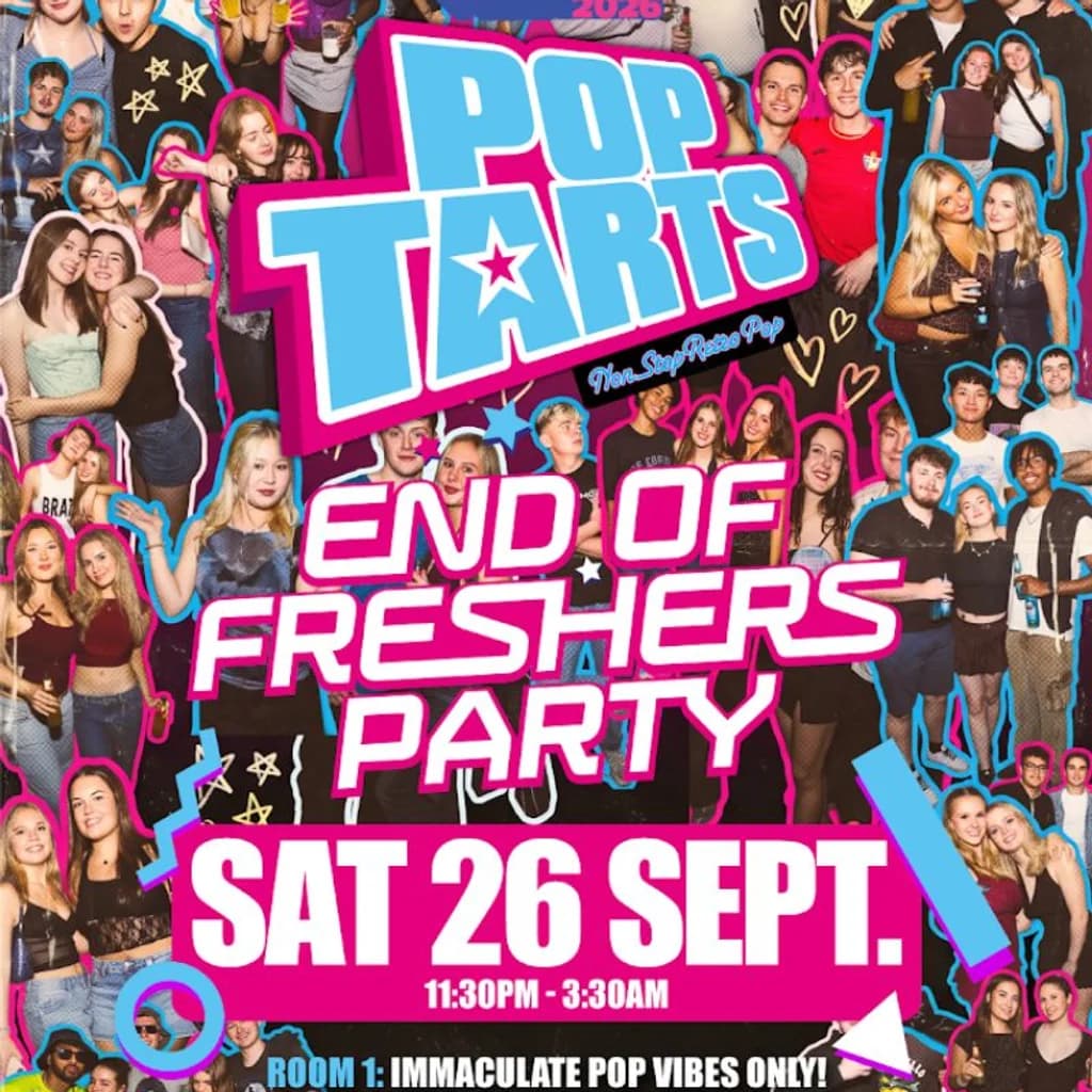 Pop Tarts: End of Freshers Party at Sheffield Students' Union