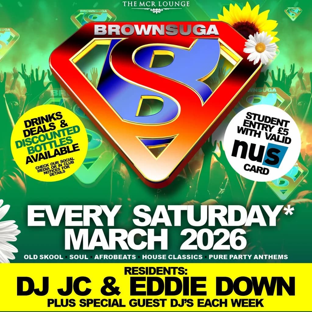 Brownsuga Party! at The Manchester Lounge