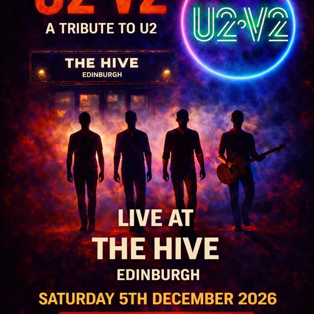 U2 V2 - The Hive, Edinburgh