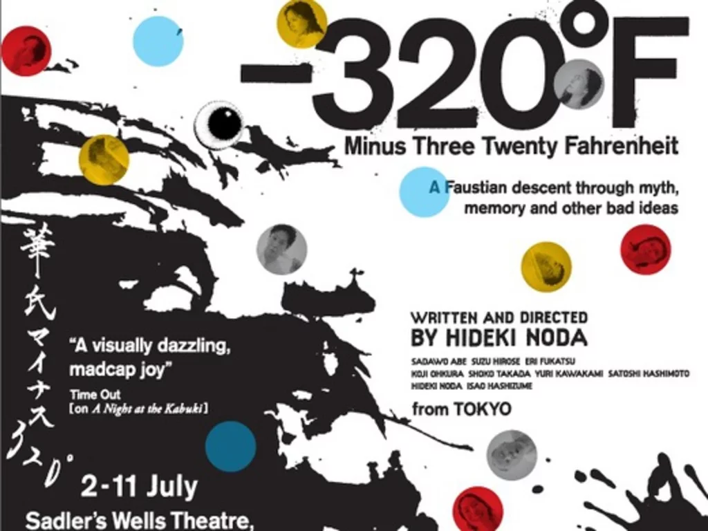 -320°f at Sadlers Wells Theatre