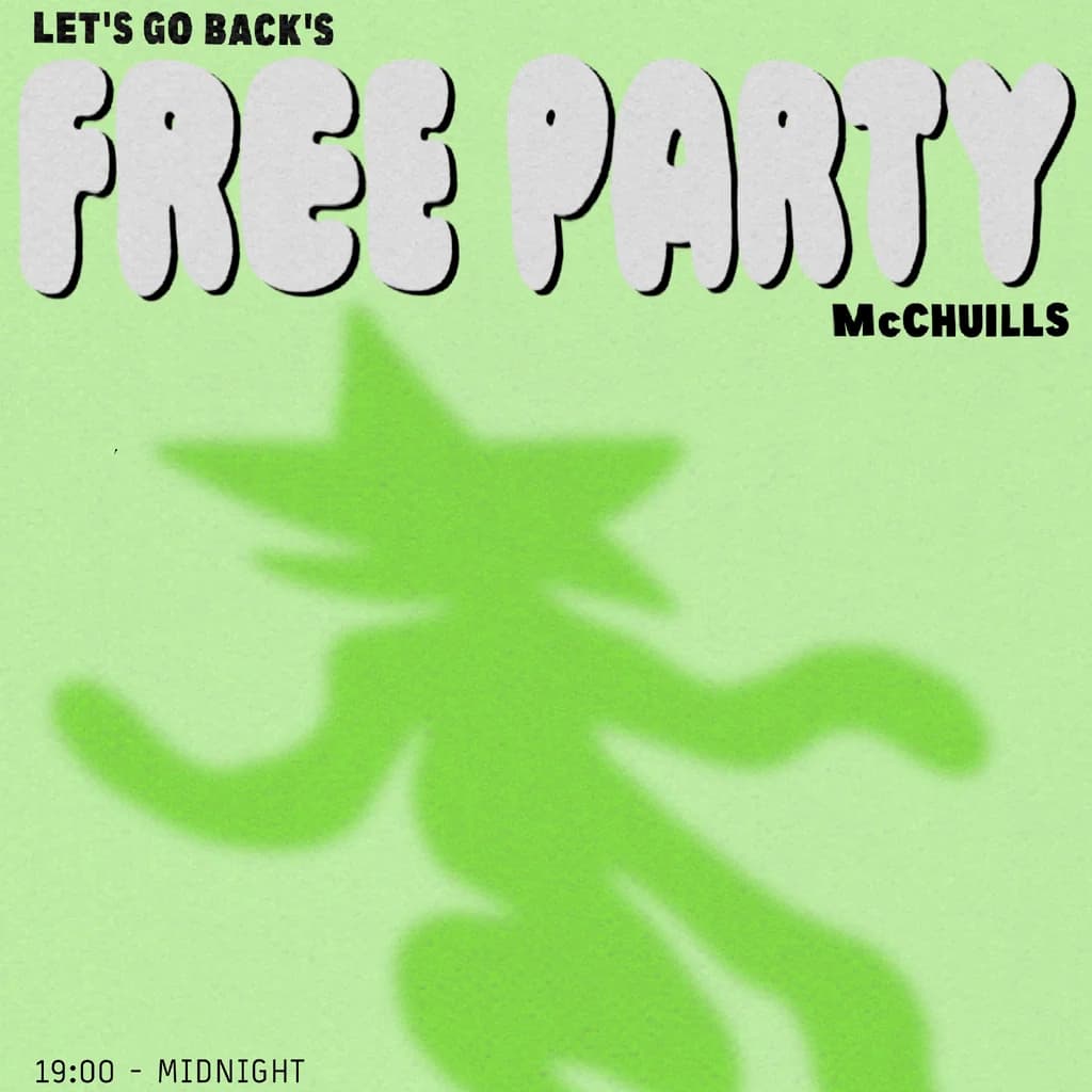 Let's Go Backs Free Party