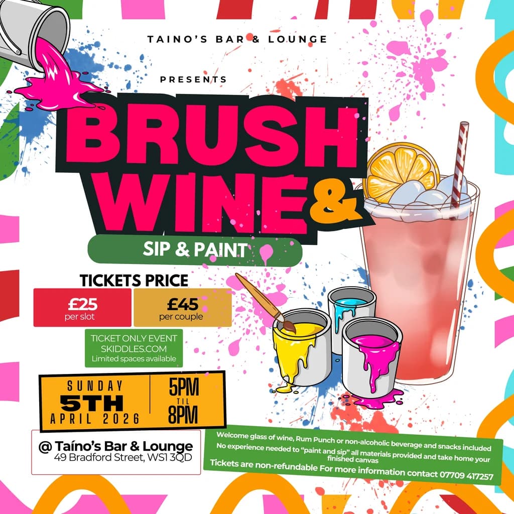 Brush & Wine at Taino's Bar And Lounge