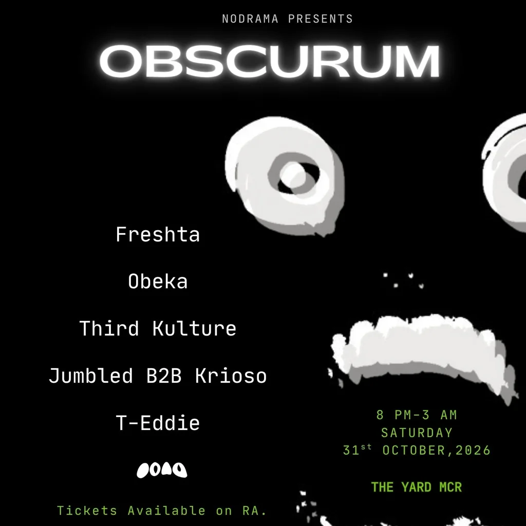 Upcoming event poster at The Yard MCR