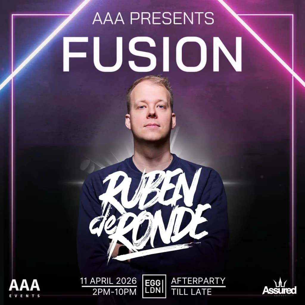 Ruben de Ronde Extended Set at The Egg   London