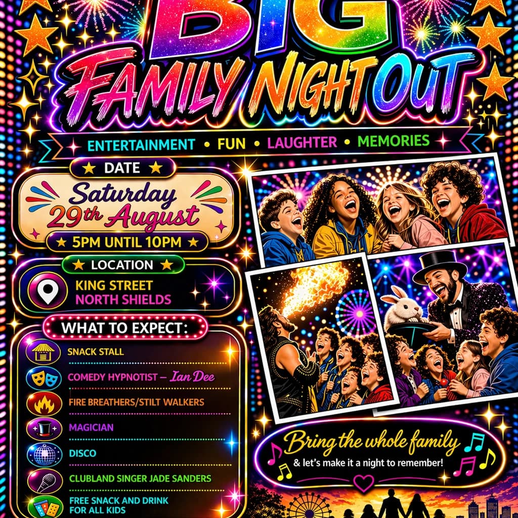 The BIG Family Night Out at King Street Social Club