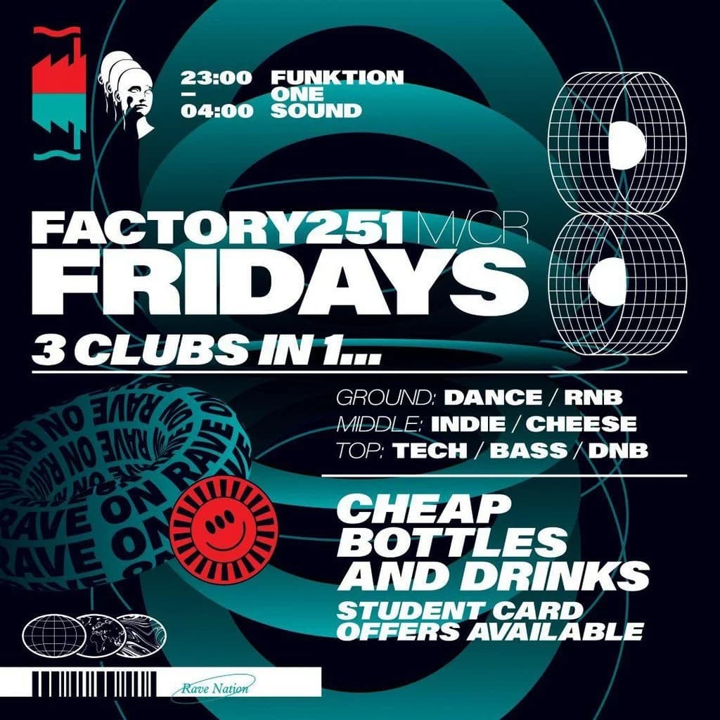Factory 251 Fridays at Factory Manchester