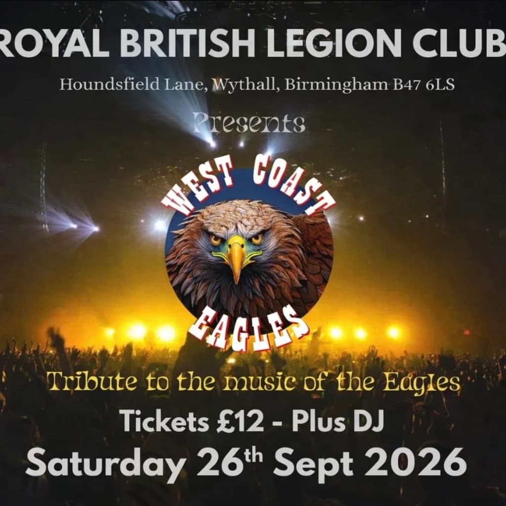 Eagles Tribute Band at Royal British Legion Wythall