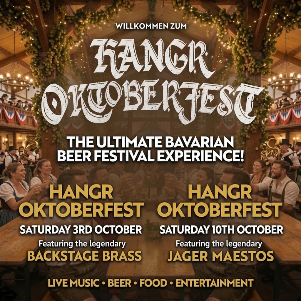 HANGR Oktoberfest 2026 at Hangr Warehouse