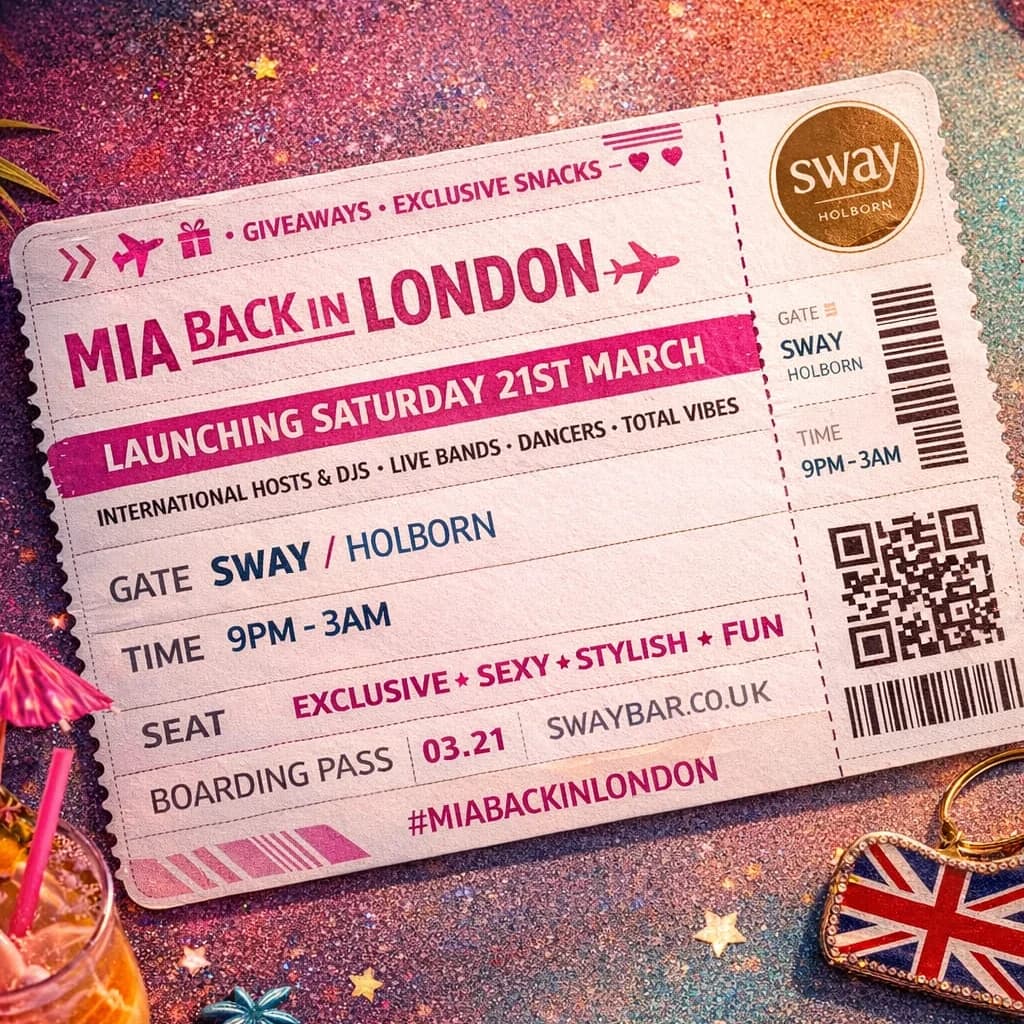 M.I.A London at SWAY BAR