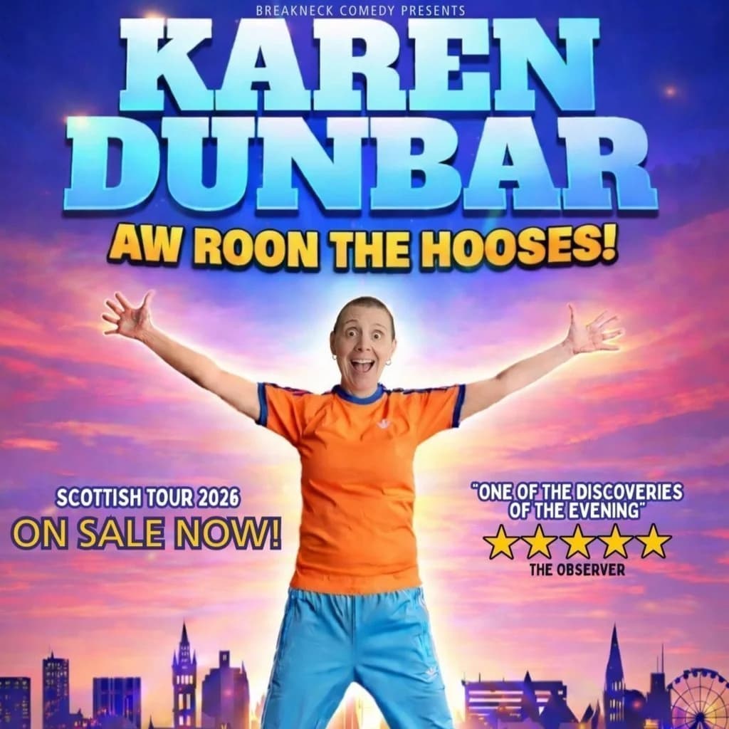 Karen Dunbar at Dalkeith Miners Club