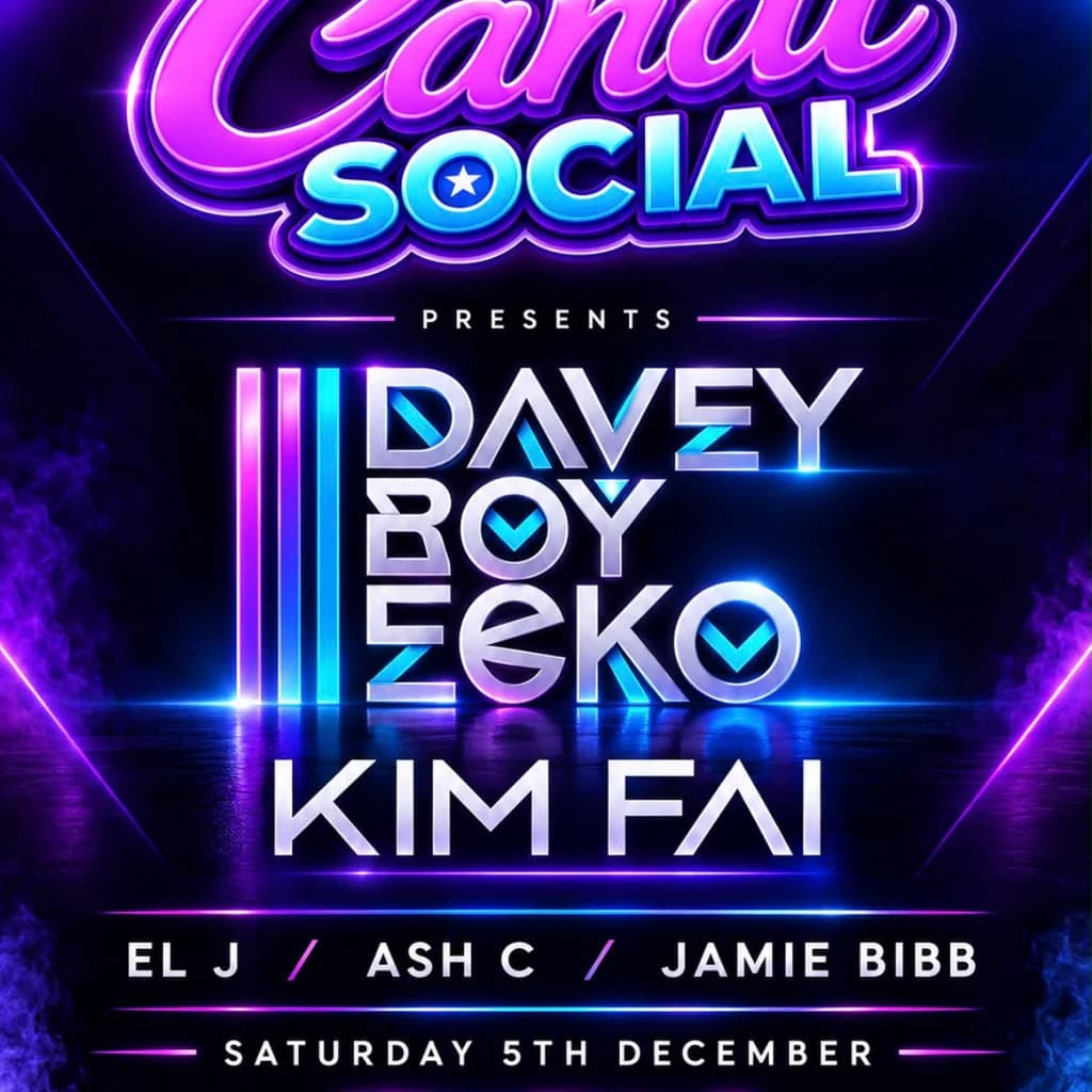 Upcoming event poster at Samba Social