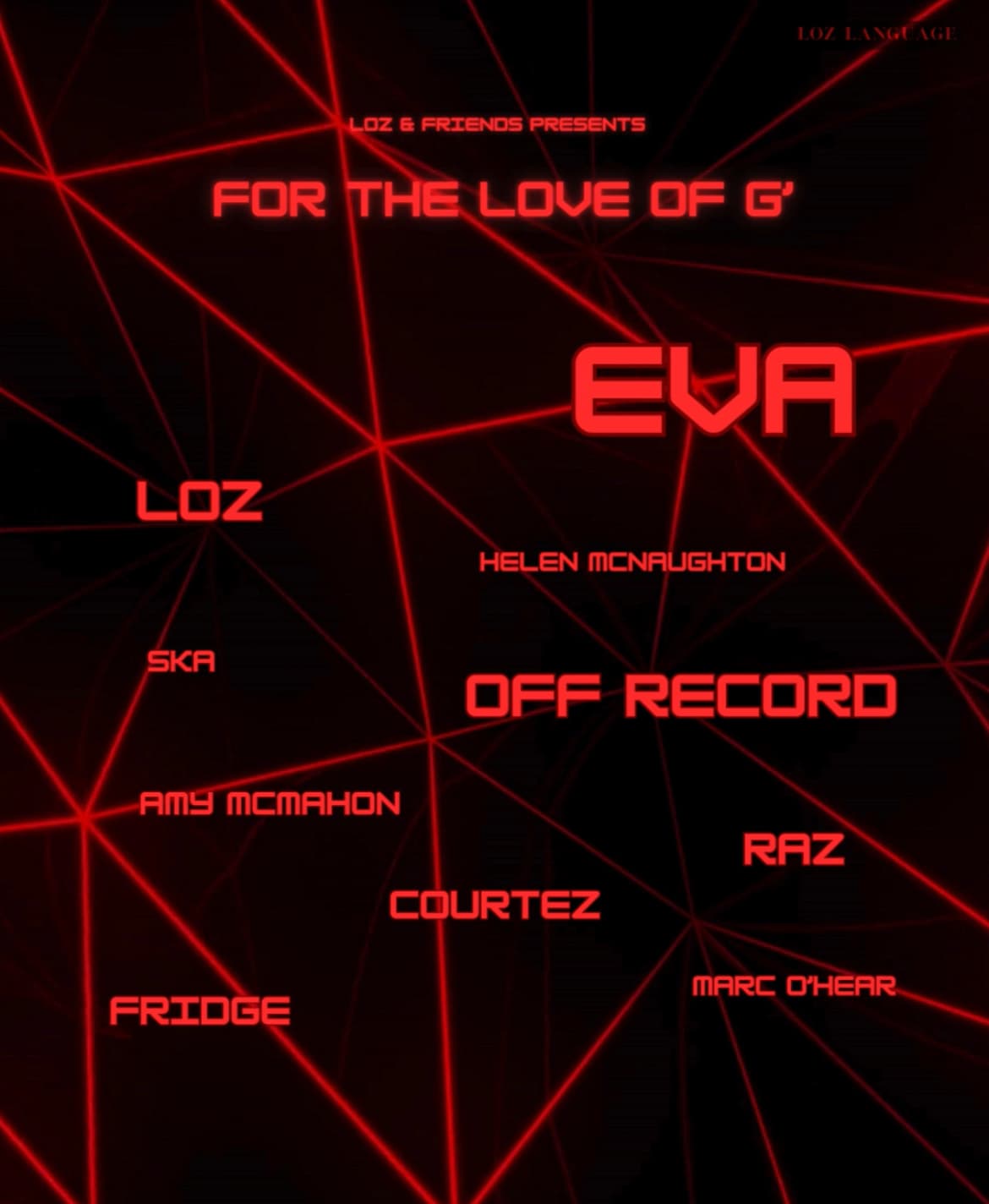 FOR THE LOVE OF G' at The Marlborough Red Room