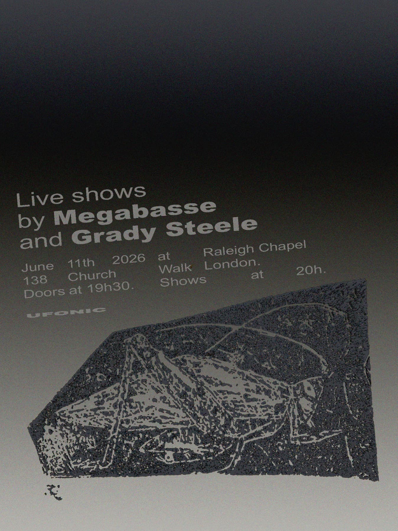 Ufonic: Megabasse / Grady Steele at Raleigh Chapel