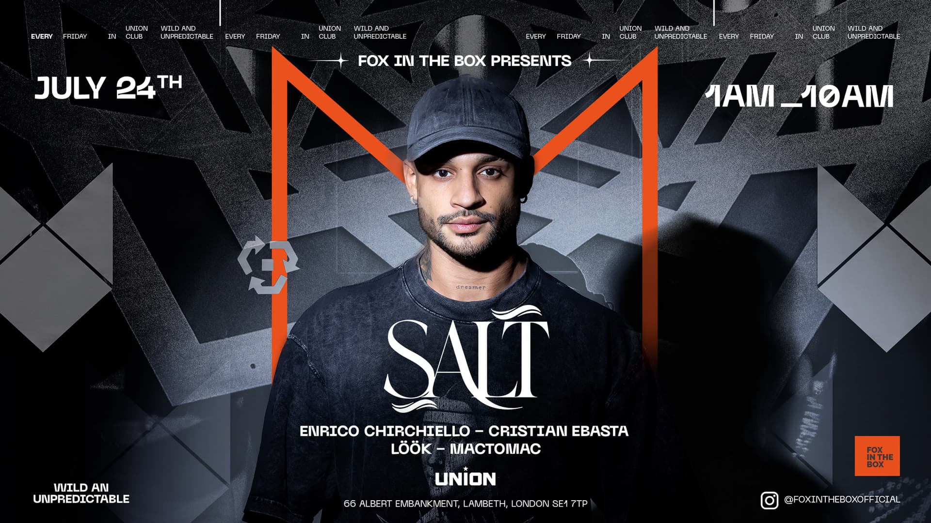 FOX IN THE BOX AFTER PARTY (Open Until 10am) at Union Club