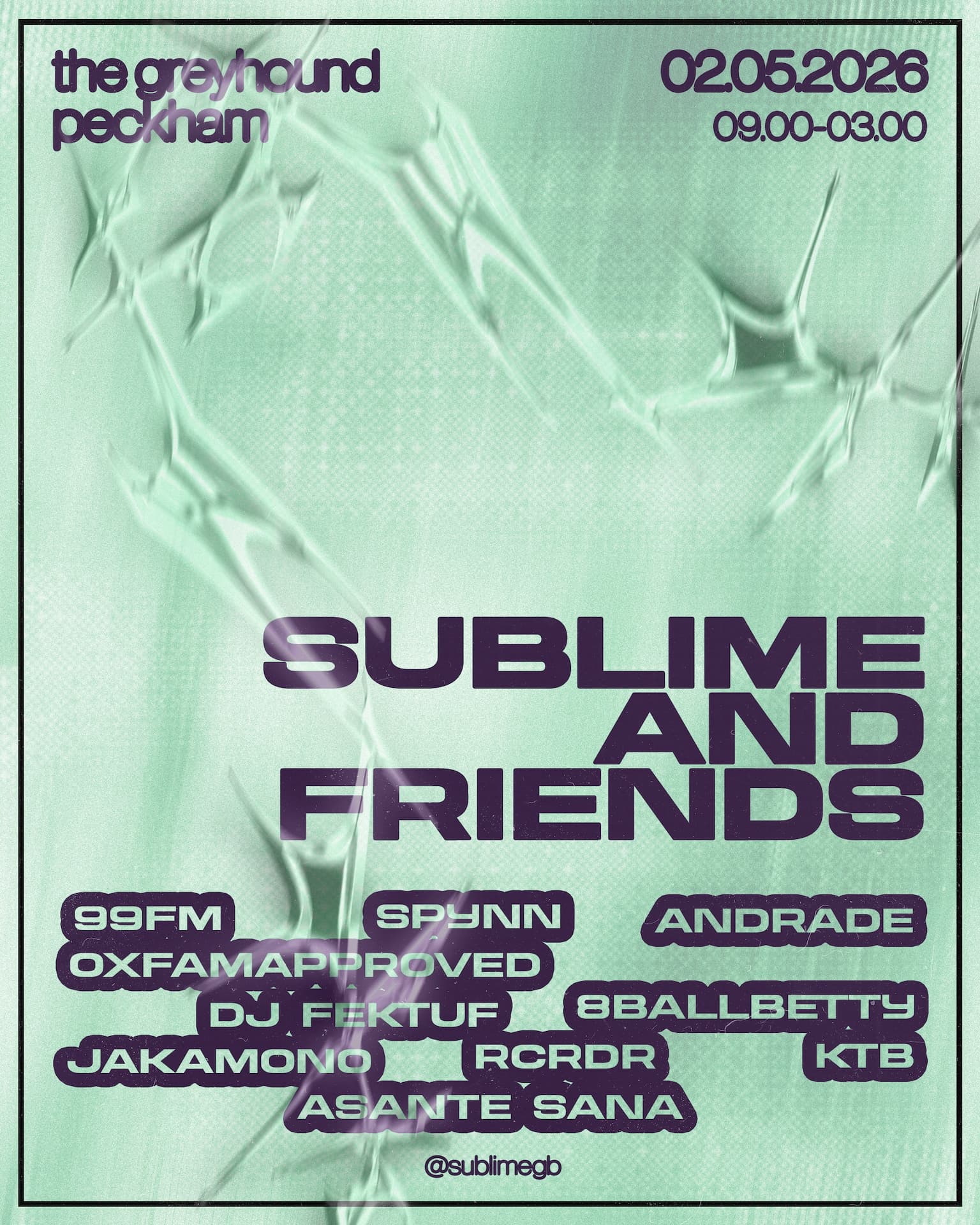 SUBLiME & Friends at The Greyhound