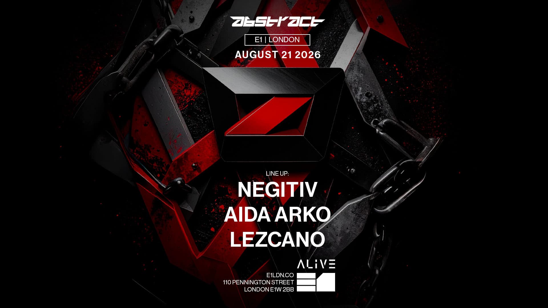 ALIVE x ABSTRACT: NEGITIV, Aida Arko & Lezcano