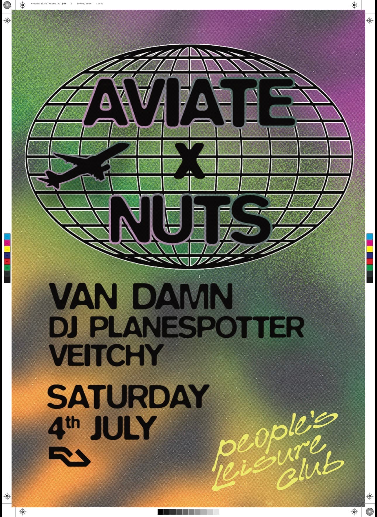 AVIATE X NUTS: Van Damn at People's Leisure Club