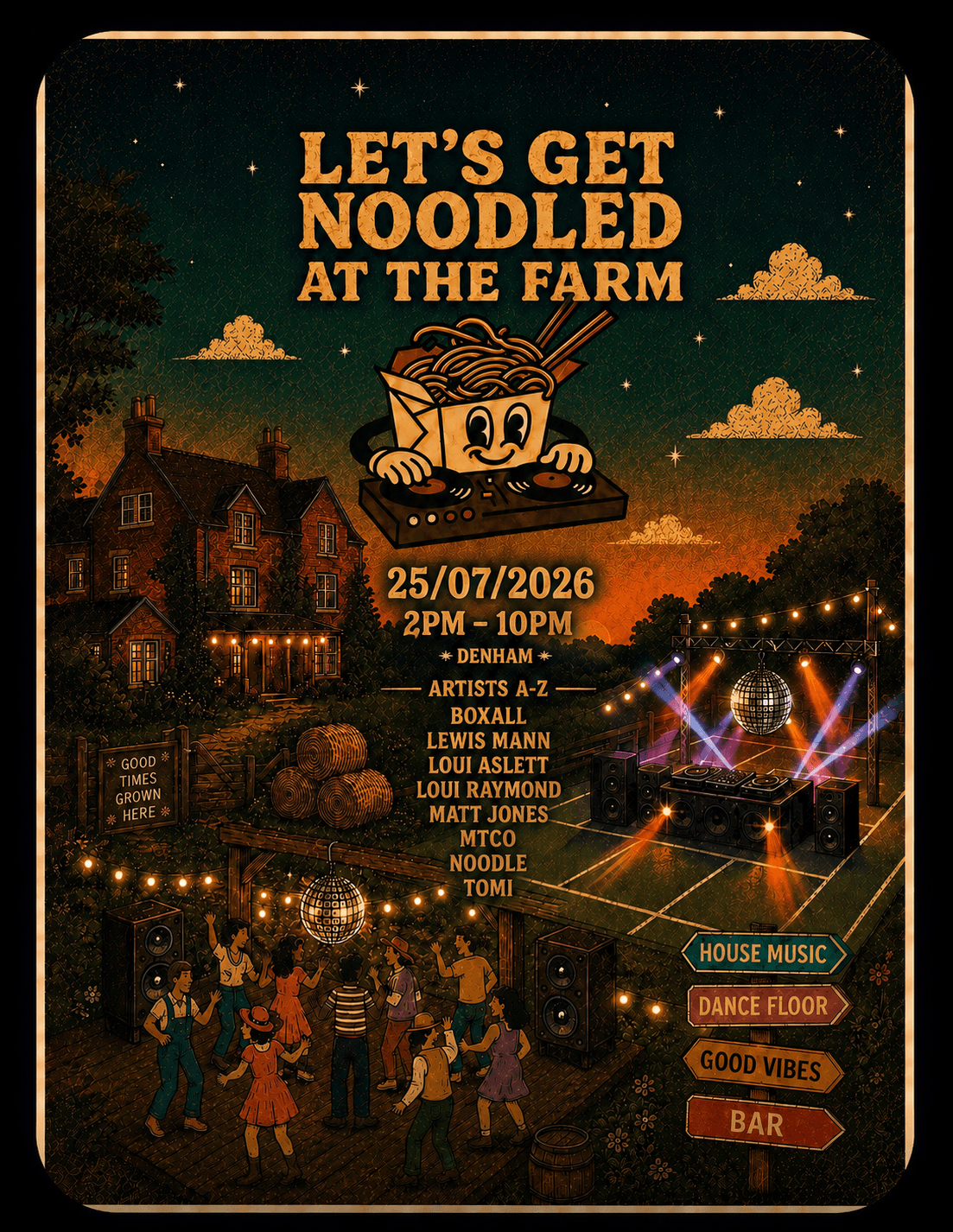 Let's Get Noodled at the farm