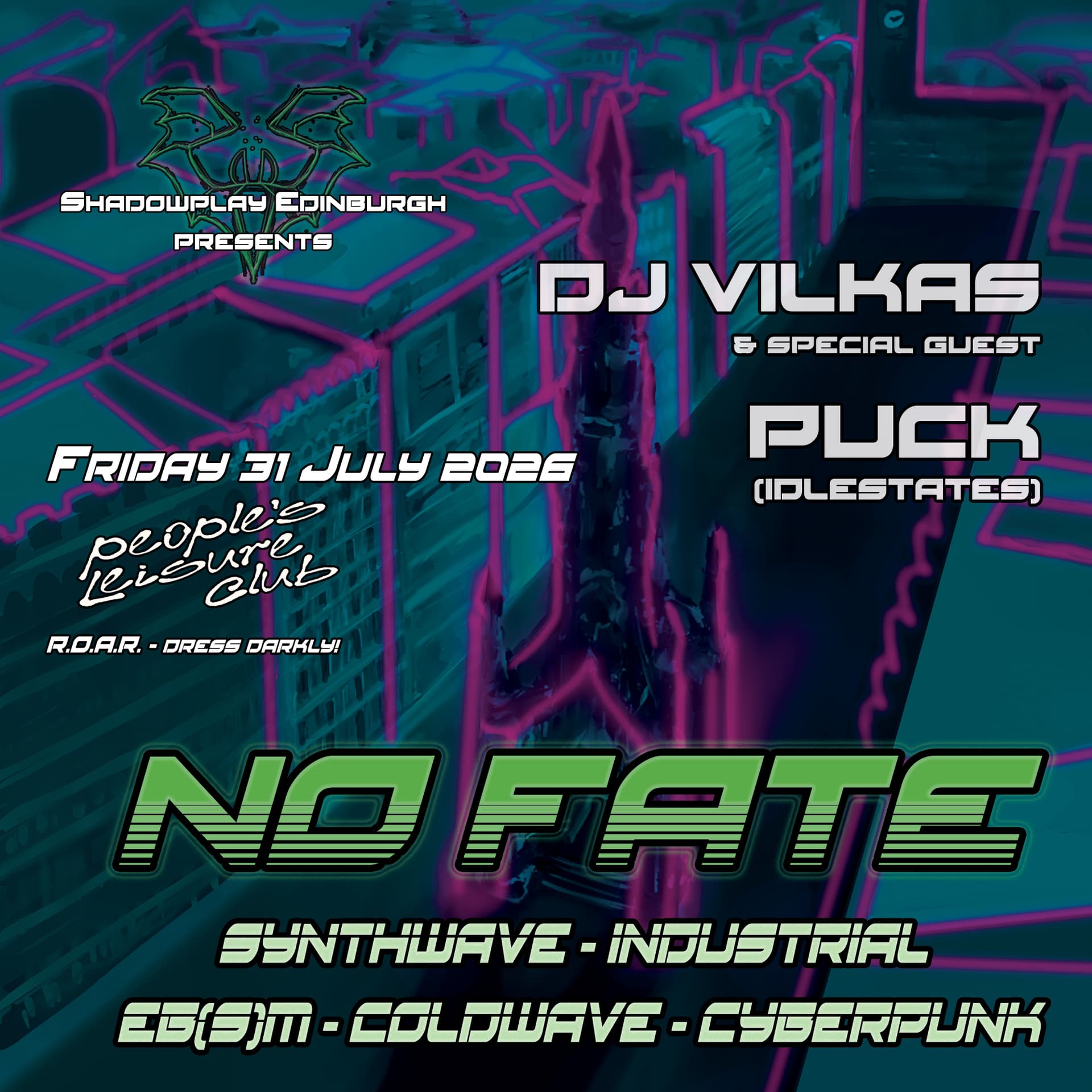 NO FATE - Synthwave/EB(S)M/Cyberpunk