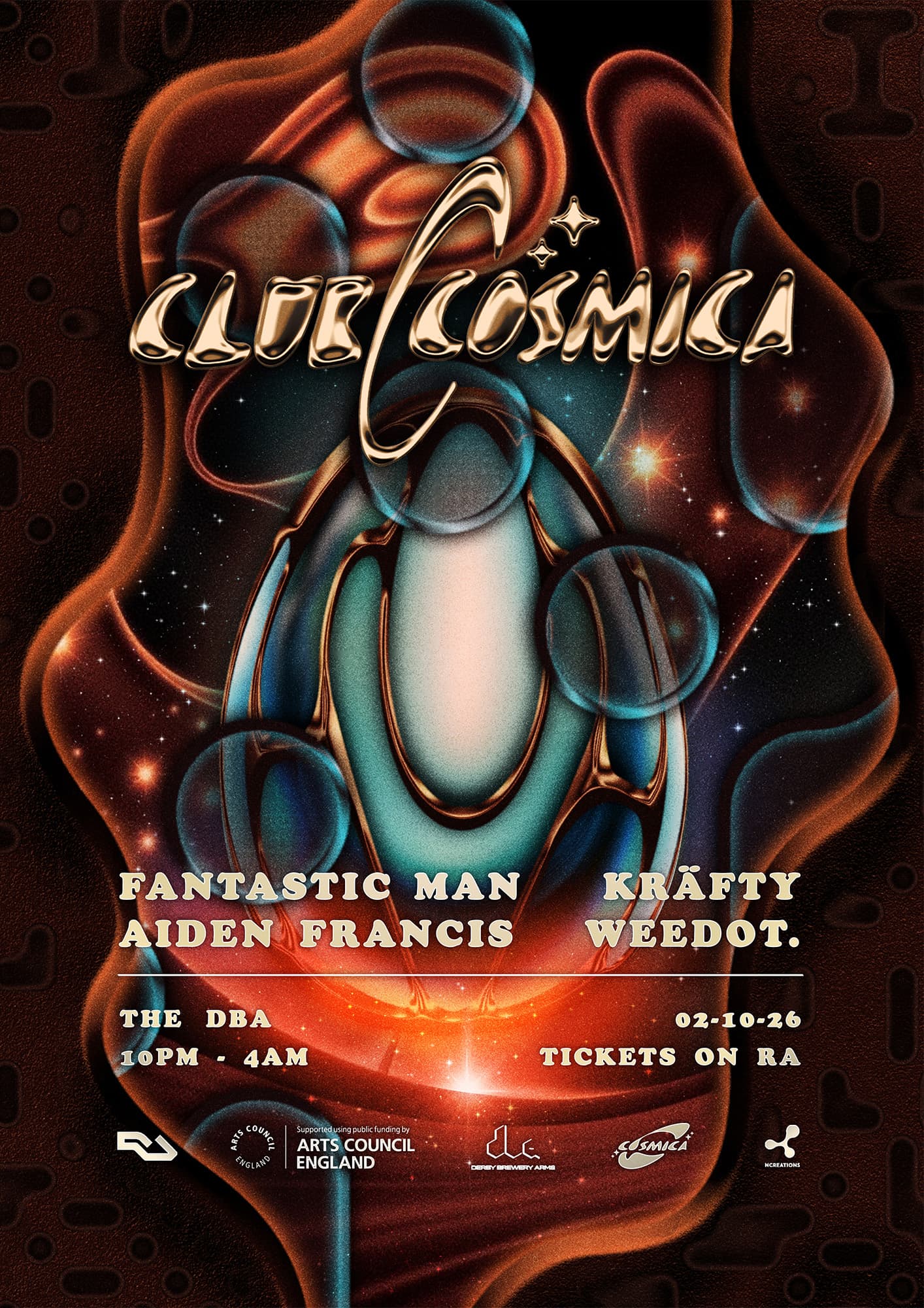 CLUBCOSMICA [Fantastic Man / Aiden Francis / WeeDot / KRAFTY]