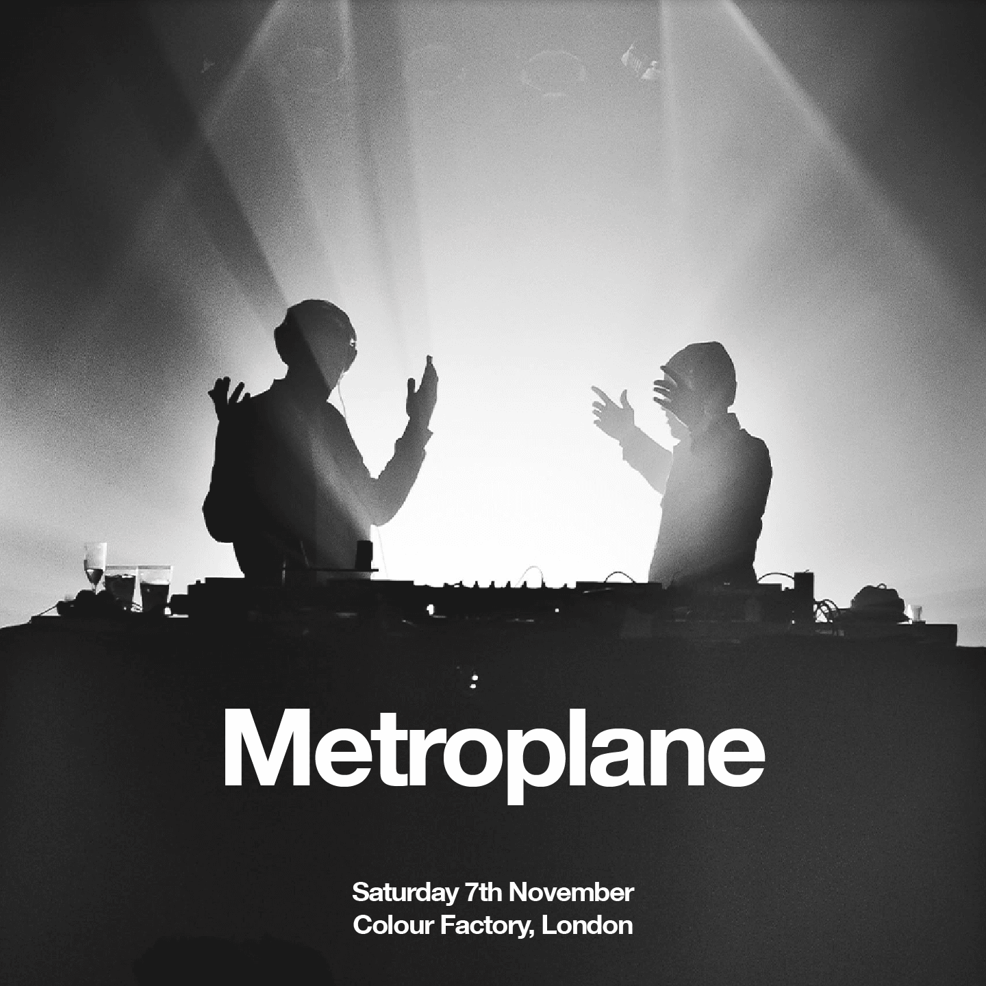 Metroplane - First London Headline at Colour Factory London