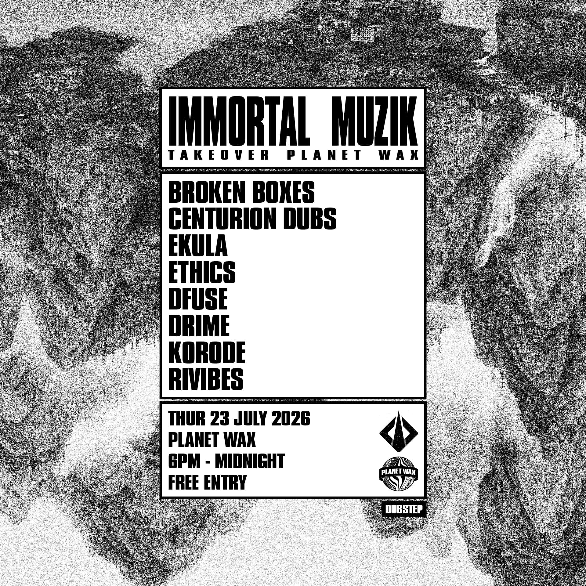 IMMORTAL MUZIK TAKE OVER