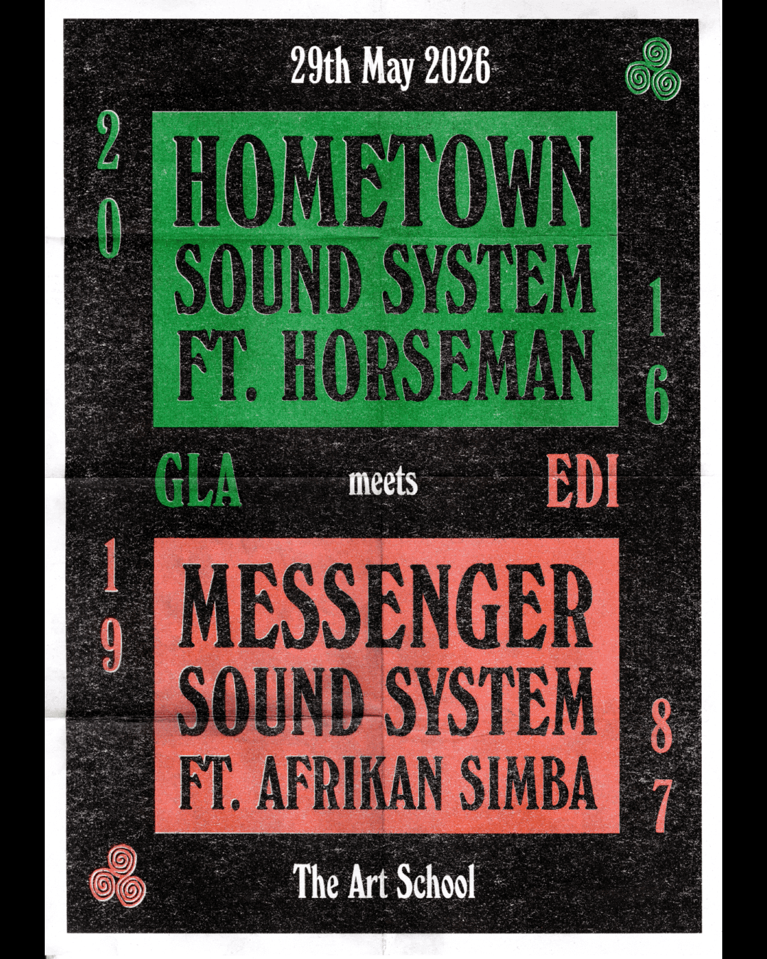 Hometown Sound SYSTEM X MESSENGER SOUND SYSTEM at The Art School