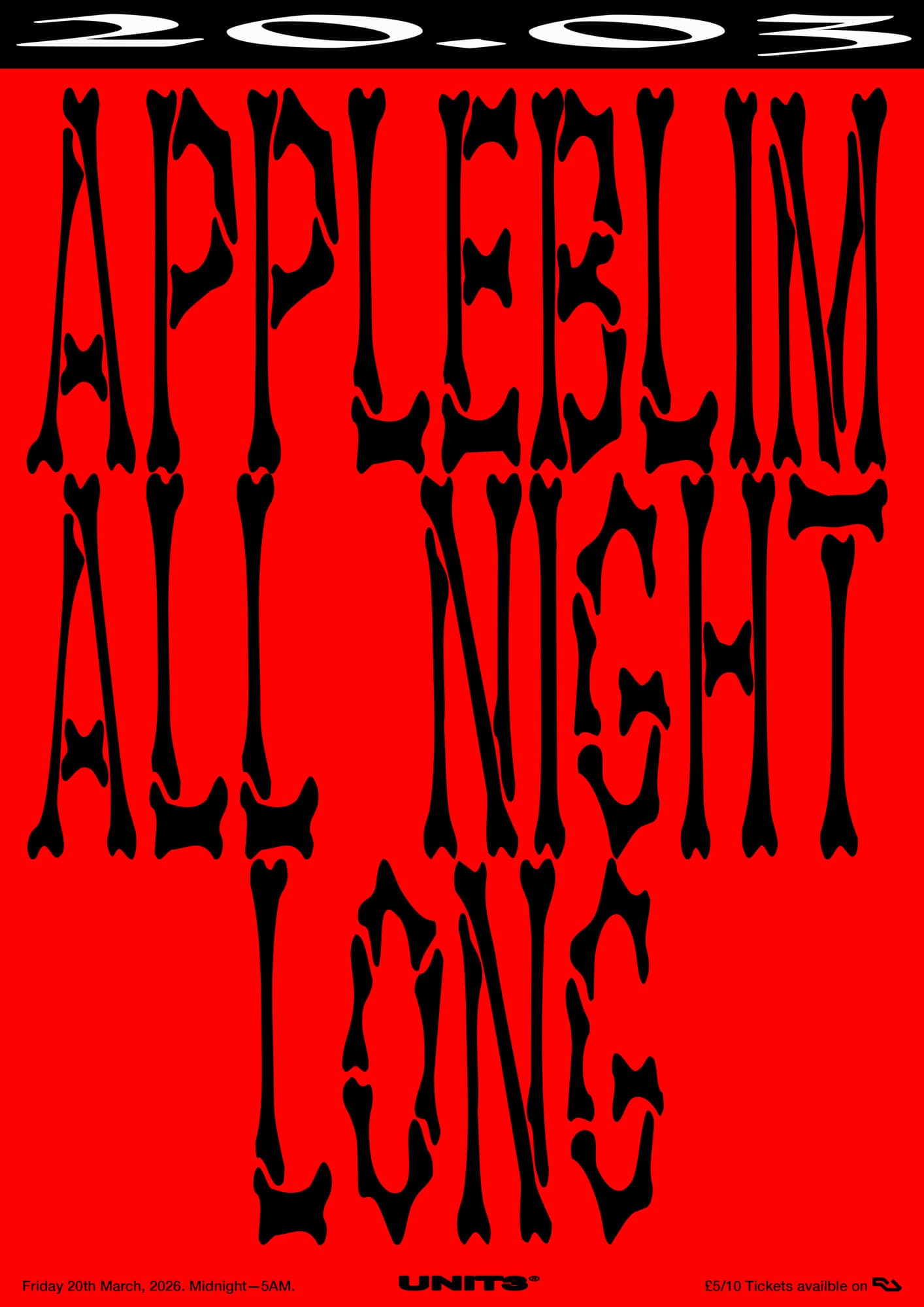 Appleblim [All Night Long] at UNIT 3