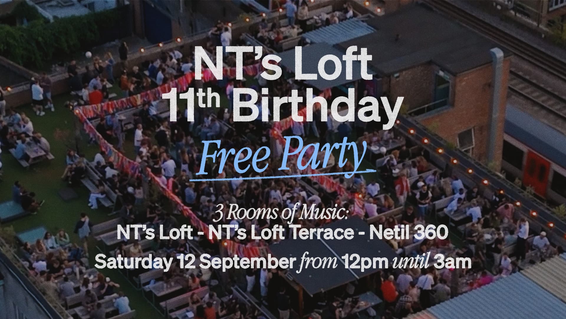 NT's Loft 11th Birthday: Free Rooftop Party at Night Tales Loft