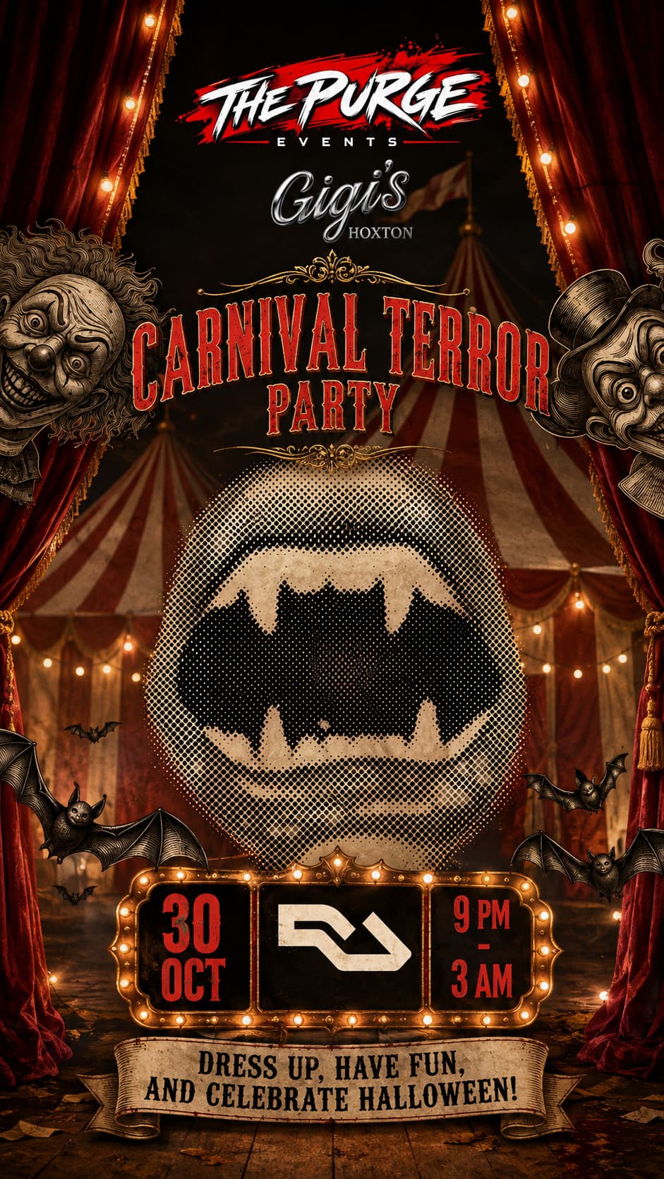 Carnival Terror Party  at Hoxton GiGi
