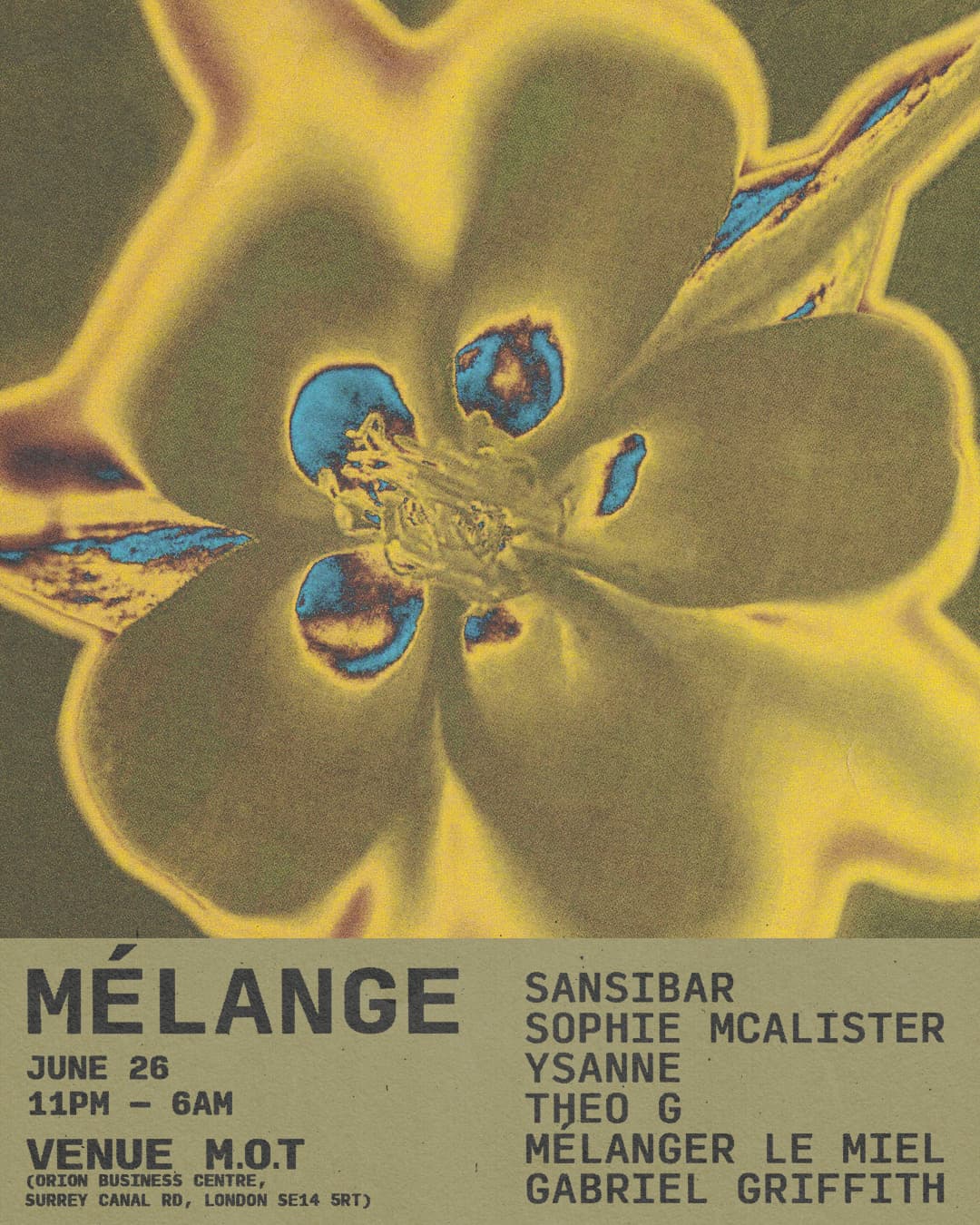 Mélange with Sansibar, Sophie McAlister, Ysanne + more